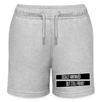 Diction socialement maladroite mais quand même amicale - Short de jogging enfant bio Stanley/Stella - gris chiné - Devant