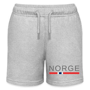 Norwegen - Kinder Organic Joggingshorts Mini Bolter von Stanley/Stella - Grau meliert - Vorne