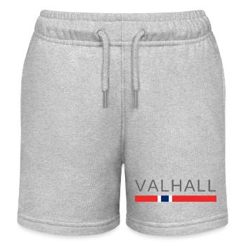 Valhalla Norwegen - Kinder Organic Joggingshorts Mini Bolter von Stanley/Stella - Grau meliert - Vorne