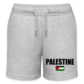 Palästina Palestina - Kinder Organic Joggingshorts Mini Bolter von Stanley/Stella - Grau meliert - Vorne