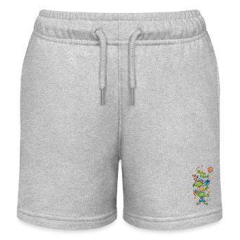 Fête de la grenouille - Short de jogging enfant bio Stanley/Stella - gris chiné - Devant