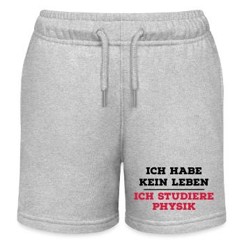 Physik - Kinder Organic Joggingshorts Mini Bolter von Stanley/Stella - Grau meliert - Vorne