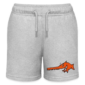 Sägefish - Kids Organic Sweat Shorts by Stanley/Stella - heather grey - Front