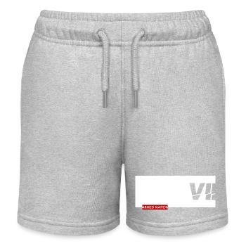 VII - ARMÉED NATION WITE BOX 2021 - Short de jogging enfant bio Stanley/Stella - gris chiné - Devant