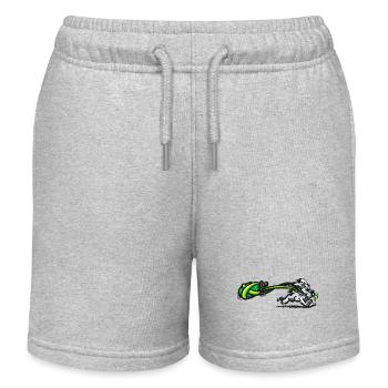 Asterix & Obelix Stickmotiv Idefix Mit Zaubertrank - Kinder Organic Joggingshorts Mini Bolter von Stanley/Stella - Grau meliert - Vorne