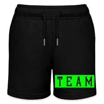 team - Kinder Organic Joggingshorts Mini Bolter von Stanley/Stella - Schwarz - Vorne