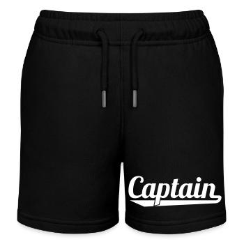 Capitaine - Short de jogging enfant bio Stanley/Stella - noir - Devant