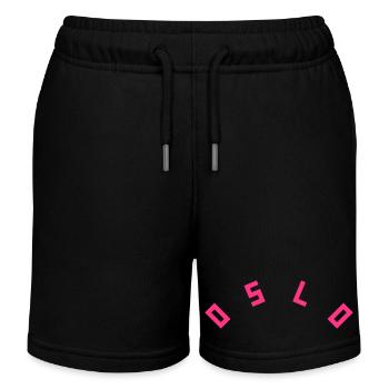 Oslo - Kinder Organic Joggingshorts Mini Bolter von Stanley/Stella - Schwarz - Vorne