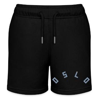 Oslo - Short de jogging enfant bio Stanley/Stella - noir - Devant
