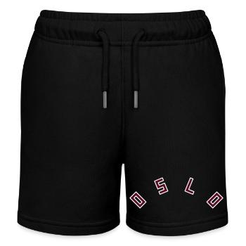 Oslo - Short de jogging enfant bio Stanley/Stella - noir - Devant