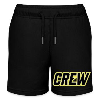 Crew - Kids Organic Sweat Shorts by Stanley/Stella - black - Front