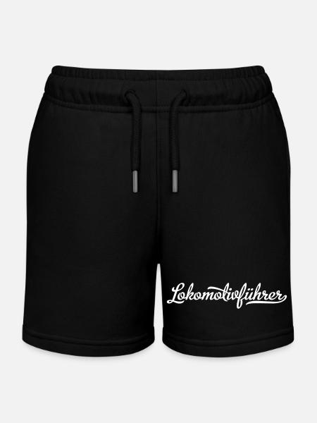 Lokomotivführer - Kinder Organic Joggingshorts Mini Bolter von Stanley/Stella - Schwarz
