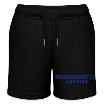 Chargement - Short de jogging enfant bio Stanley/Stella - noir - Devant