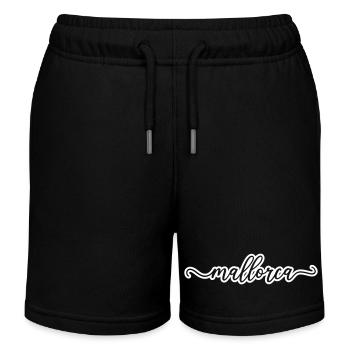 Mallorca Schriftzug - Kinder Organic Joggingshorts Mini Bolter von Stanley/Stella - Schwarz - Vorne
