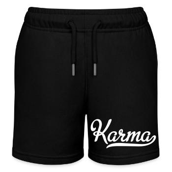 karma - Short de jogging enfant bio Stanley/Stella - noir - Devant