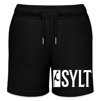 L’île de Sylt - Short de jogging enfant bio Stanley/Stella - noir - Devant