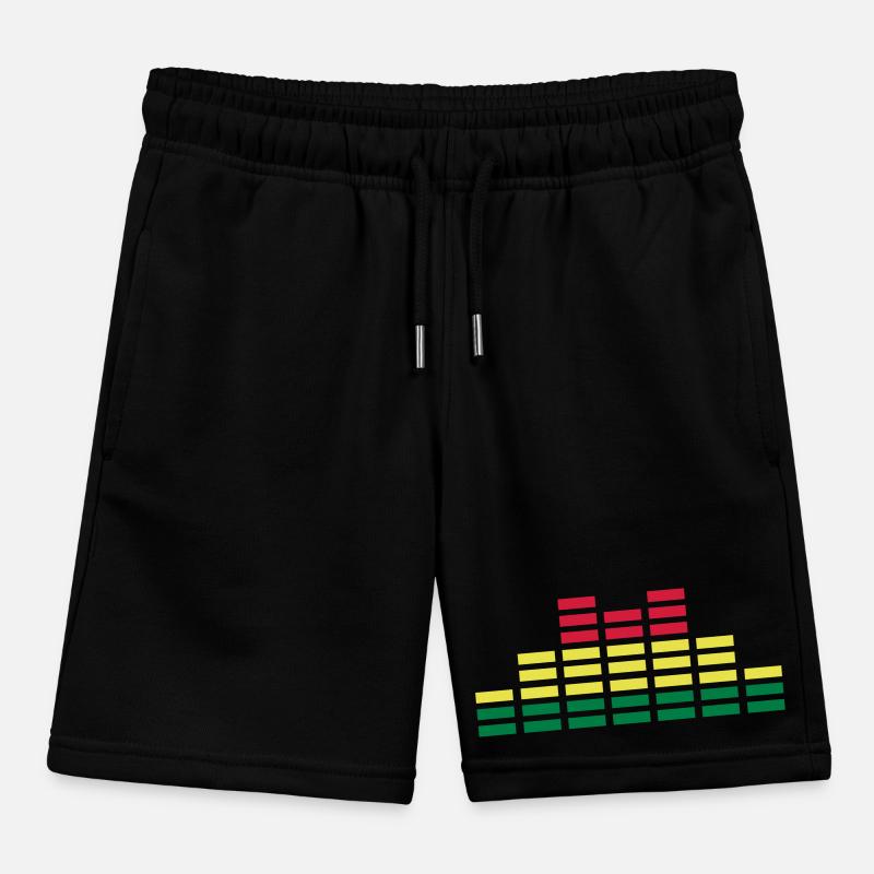 Musik Equalizer Audio Sound DJ Kinder Organic Joggingshorts Mini Bolter von Stanley/Stella