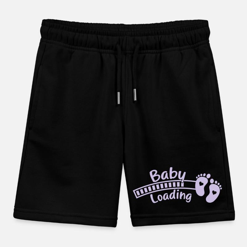 baby baby feet loading Kids Organic Sweat Shorts by Stanley/Stella