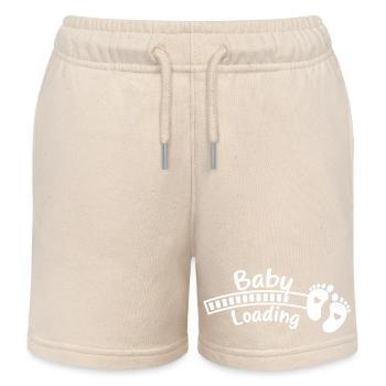 baby baby feet loading - Kids Organic Sweat Shorts by Stanley/Stella - soft Ecru - Front