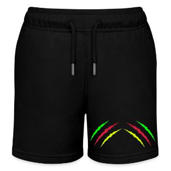 Claws Kurdistan 2 - Kids Organic Sweat Shorts by Stanley/Stella - black - Front
