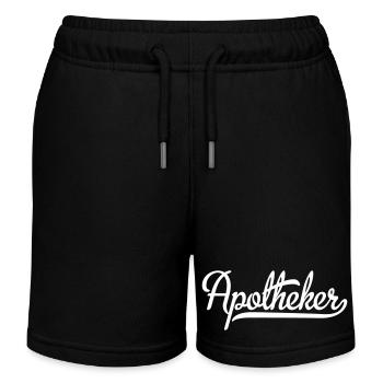 Apotheker - Kinder Organic Joggingshorts Mini Bolter von Stanley/Stella - Schwarz - Vorne