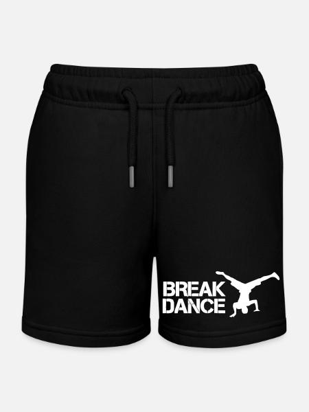 Break Dance 1 - Short de jogging enfant bio Stanley/Stella - noir