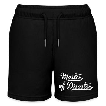 Master of Disaster - Kids Organic Sweat Shorts by Stanley/Stella - black - Front