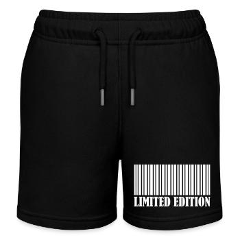 Code-barres édition limitée - Short de jogging enfant bio Stanley/Stella - noir - Devant