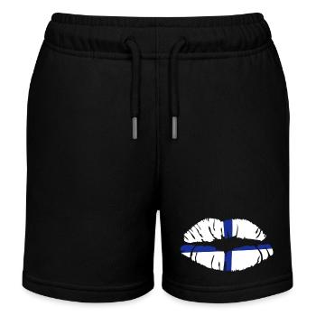 Finlande - Short de jogging enfant bio Stanley/Stella - noir - Devant