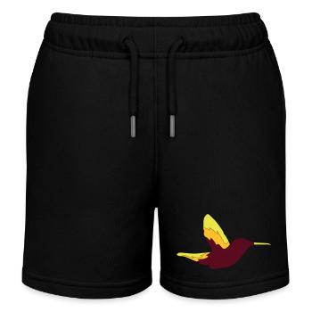 Colibri Oiseau - Short de jogging enfant bio Stanley/Stella - noir - Devant