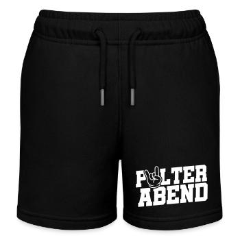 Polterabend Party - Kinder Organic Joggingshorts Mini Bolter von Stanley/Stella - Schwarz - Vorne