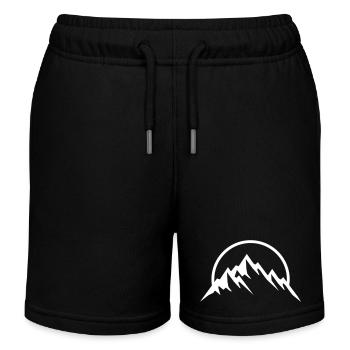 berge - Kinder Organic Joggingshorts Mini Bolter von Stanley/Stella - Schwarz - Vorne