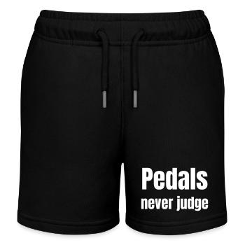 Les pédales ne jugent jamais - Short de jogging enfant bio Stanley/Stella - noir - Devant