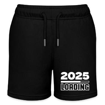 loading 2025 - Kinder Organic Joggingshorts Mini Bolter von Stanley/Stella - Schwarz - Vorne