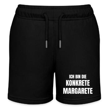 I am the concrete Margarete. - Kids Organic Sweat Shorts by Stanley/Stella - black - Front