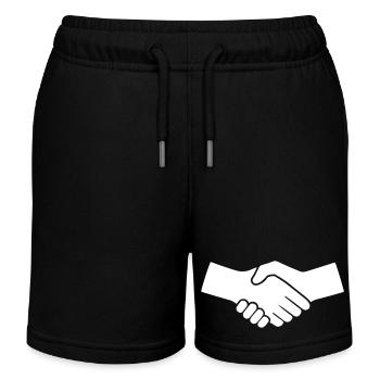 Symbole des mains - Short de jogging enfant bio Stanley/Stella - noir - Devant