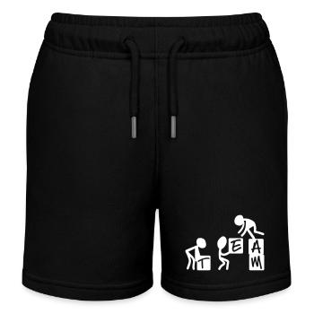 Équipe - Short de jogging enfant bio Stanley/Stella - noir - Devant