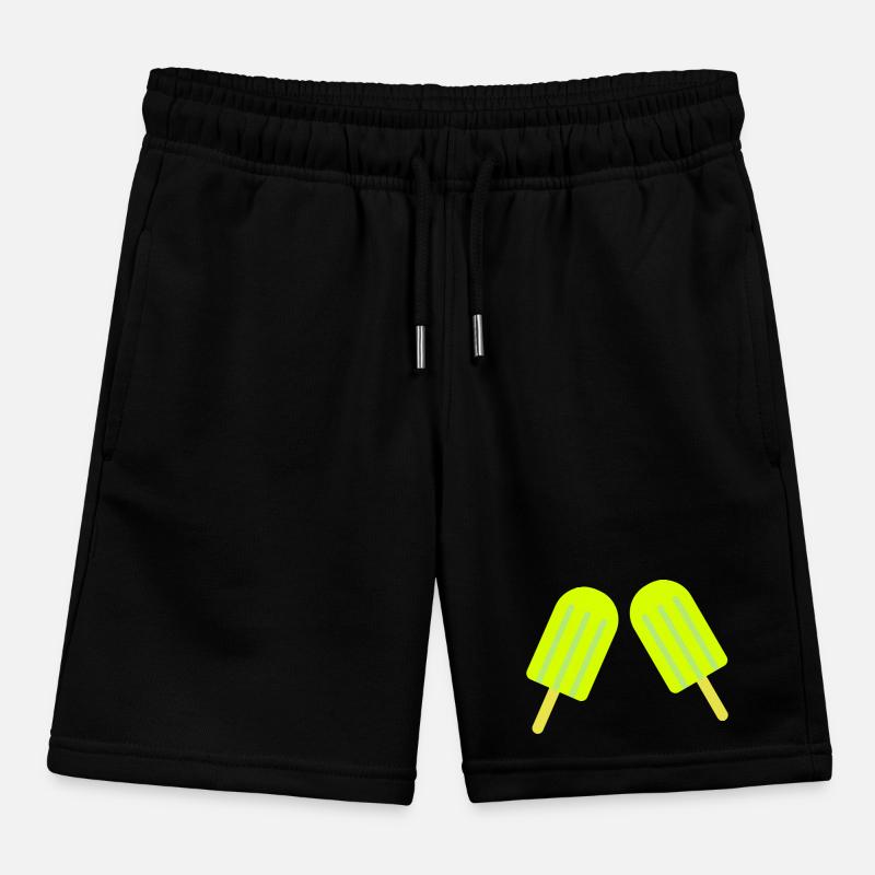 Crème glacée Crème glacée 2 Short de jogging enfant bio Stanley/Stella