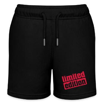 Édition limitée - Short de jogging enfant bio Stanley/Stella - noir - Devant