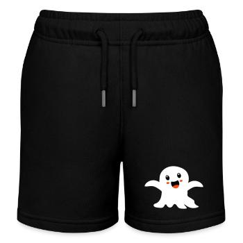 Ghost - Kids Organic Sweat Shorts by Stanley/Stella - black - Front