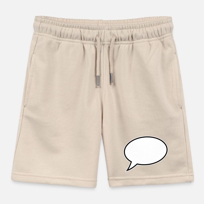 Conception de bulles de dialogue Short de jogging enfant bio Stanley/Stella