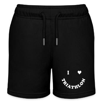 Triathlon - Short de jogging enfant bio Stanley/Stella - noir - Devant