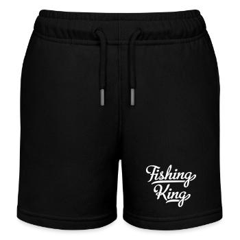Angling - Kids Organic Sweat Shorts by Stanley/Stella - black - Front