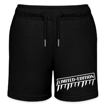 Limited Edition - Kinder Organic Joggingshorts Mini Bolter von Stanley/Stella - Schwarz - Vorne