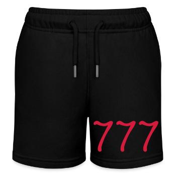 777 - Short de jogging enfant bio Stanley/Stella - noir - Devant