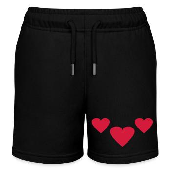 love - Short de jogging enfant bio Stanley/Stella - noir - Devant