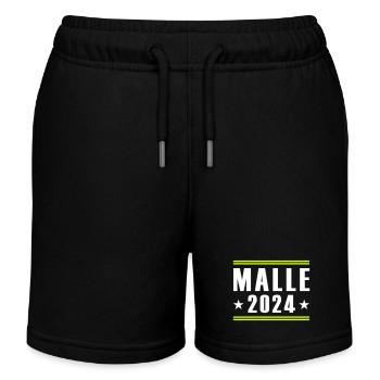 Malle 2024 - Short de jogging enfant bio Stanley/Stella - noir - Devant