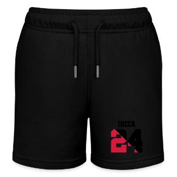 Ibiza 24 - Short de jogging enfant bio Stanley/Stella - noir - Devant