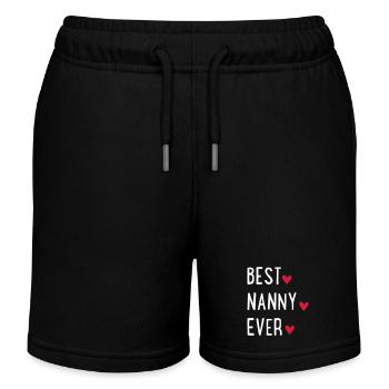 Nounou - Short de jogging enfant bio Stanley/Stella - noir - Devant