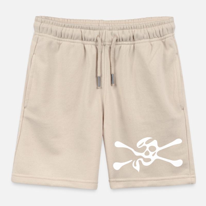 Schädel mit Knochen Kinder Organic Joggingshorts Mini Bolter von Stanley/Stella